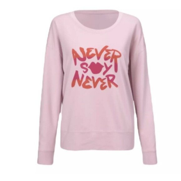CAbi Tops - CAbi Never Say Never French Terry Pullover Sz Small NWOT